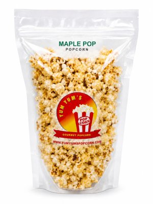 Maple Pop Popcorn – Yum Yum’s Gourmet Popcorn, sweet maple flavored gourmet popcorn
